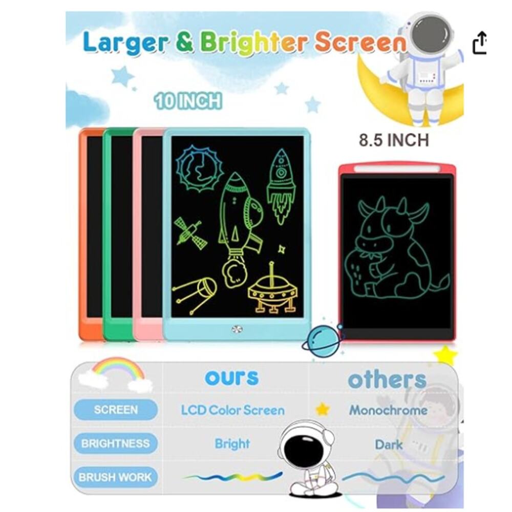 10 Inch LCD Writing Tablet, no mess - Picture 3 of 6